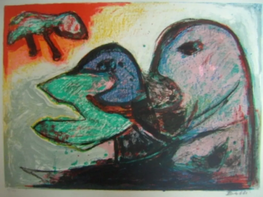 Litografia Balle - Ved Saturn - At Saturn