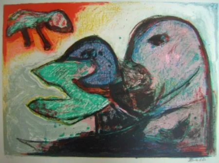 Litografia Balle - Ved Saturn - At Saturn