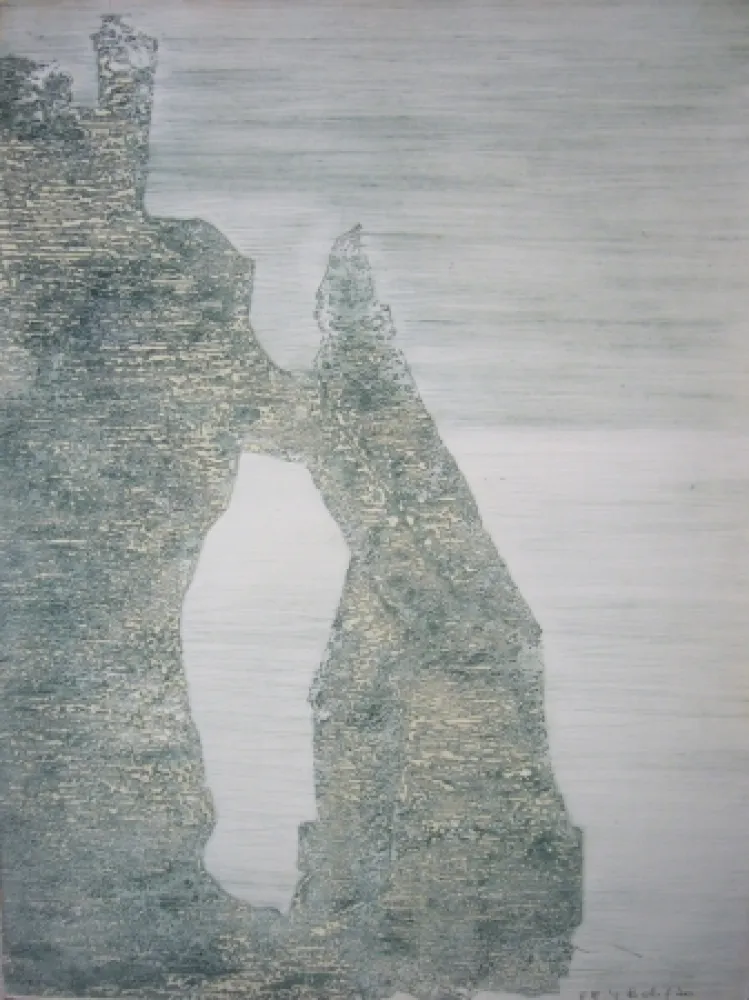 Incisione Ballif - Etretat