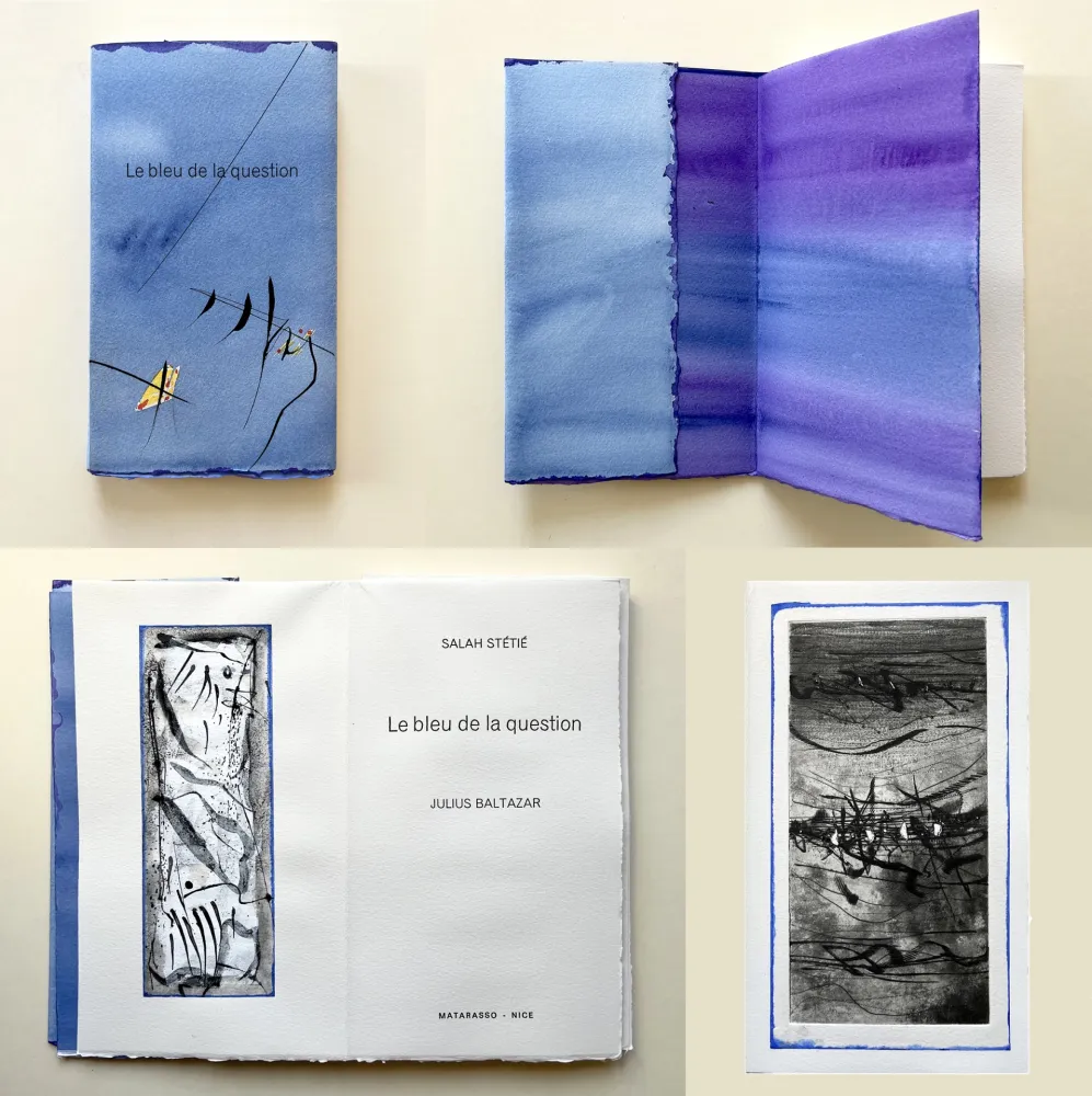 Acquaforte E Acquatinta Baltazar - Salah Stétié : ‎LE BLEU DE LA QUESTION‎ (2009)