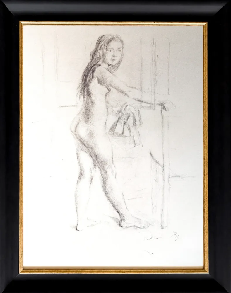 Litografia Balthus - Jeune Femme Debou