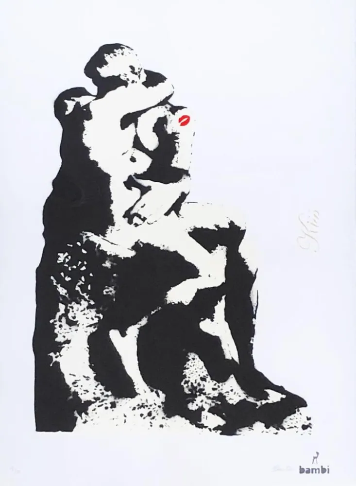 Serigrafia Bambi - Kiss