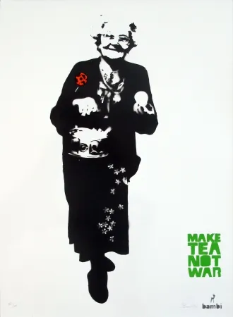 Serigrafia Bambi - Make Tea Not War