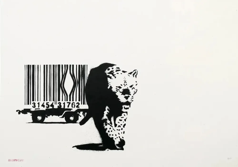 Serigrafia Banksy - Barcode