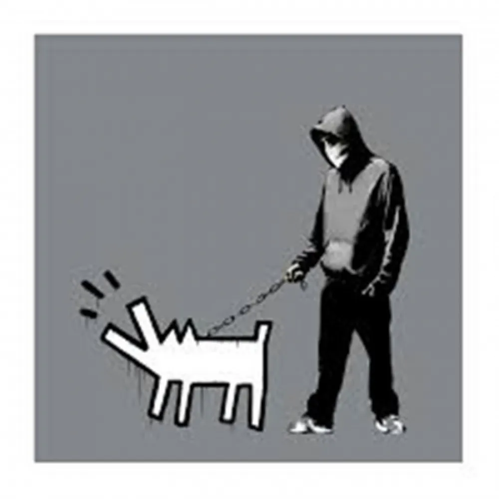 Serigrafia Banksy - Choose Your Weapon (Grey)