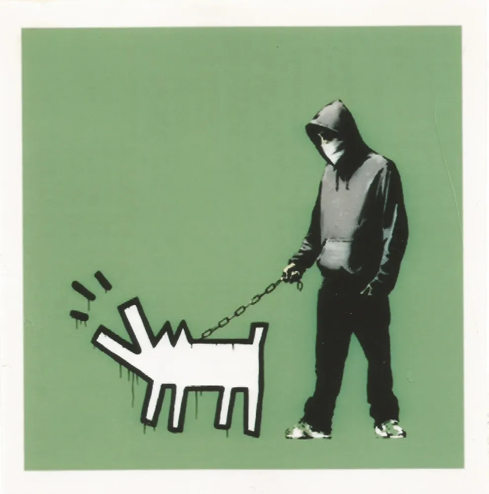 Serigrafia Banksy - Choose your weapon - Slate