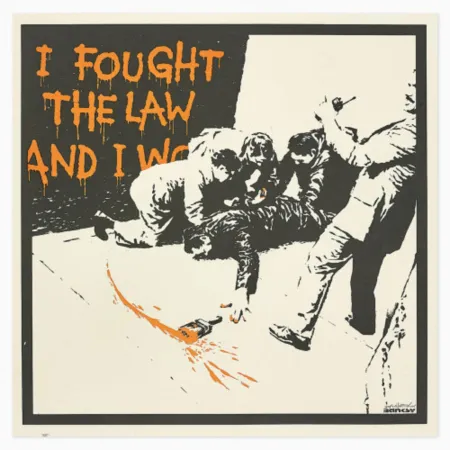 Serigrafia Banksy - I Fought The Law, 2004