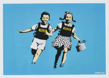 Serigrafia Banksy - Jack & Jill (Unsigned)