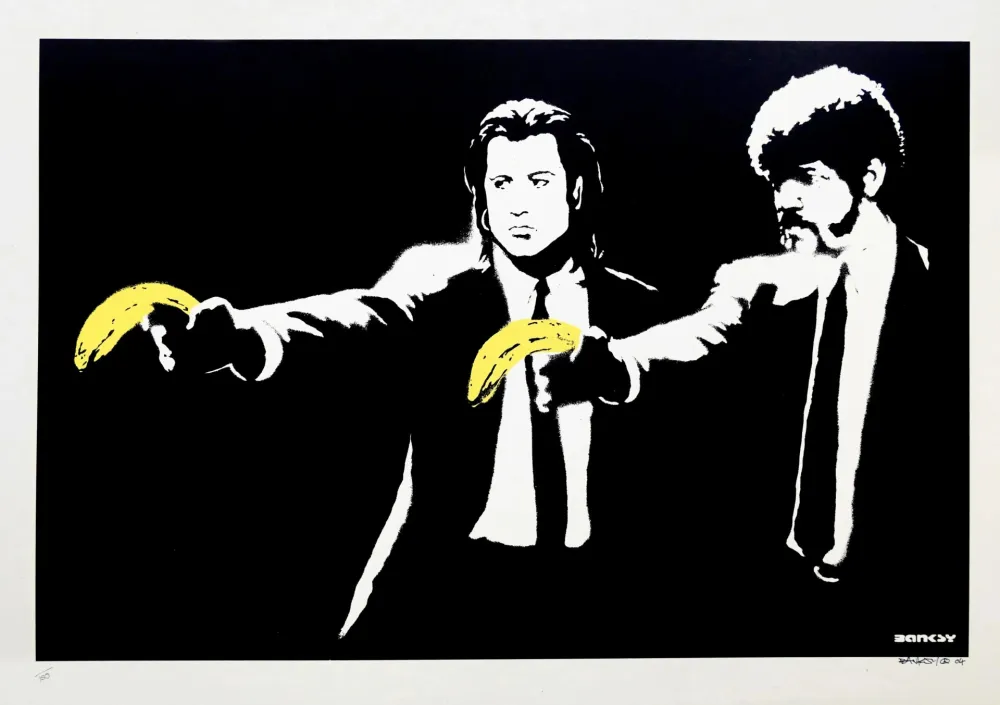 Serigrafia Banksy - Pulp Fiction (unsigned)