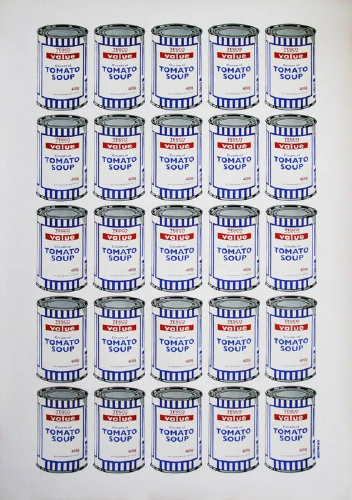 Litografia Banksy - Tesco Soup Can
