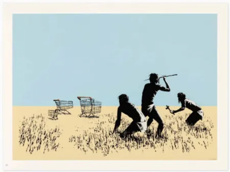 Serigrafia Banksy - Trolleys
