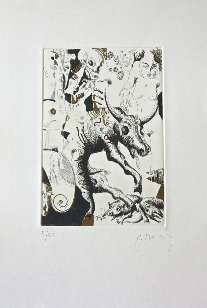 Incisione Barbera - Agonia