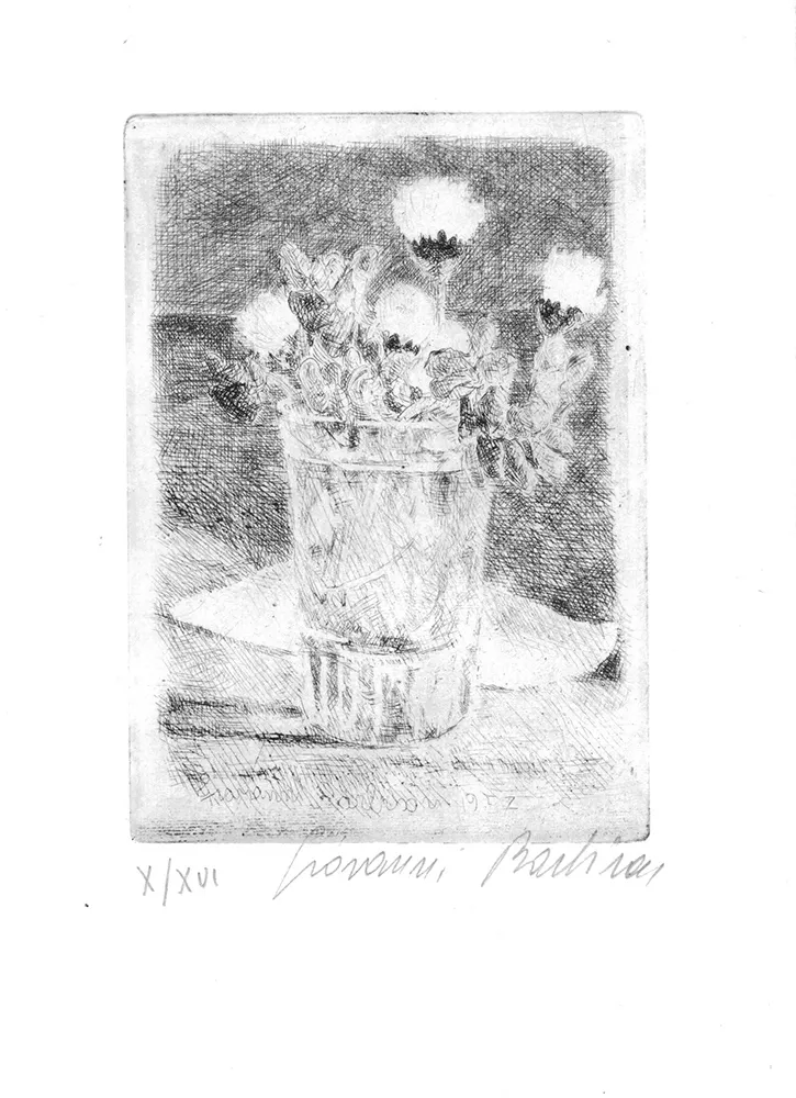 Acquaforte Barbisan - Fiori nel bicchiere