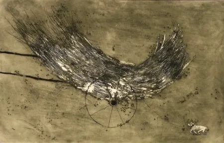 Acquaforte E Acquatinta Barcelo - La Charette de foin