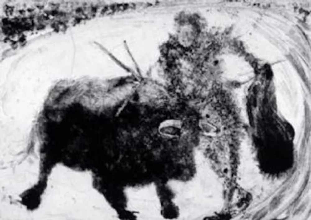 Acquaforte E Acquatinta Barcelo - La Tauromaquia