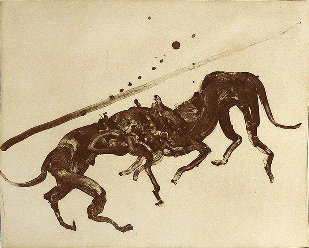 Acquaforte E Acquatinta Barcelo - Lanzarote 2