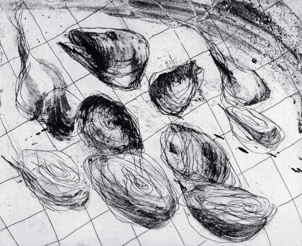 Acquaforte E Acquatinta Barcelo - Lanzarote 21