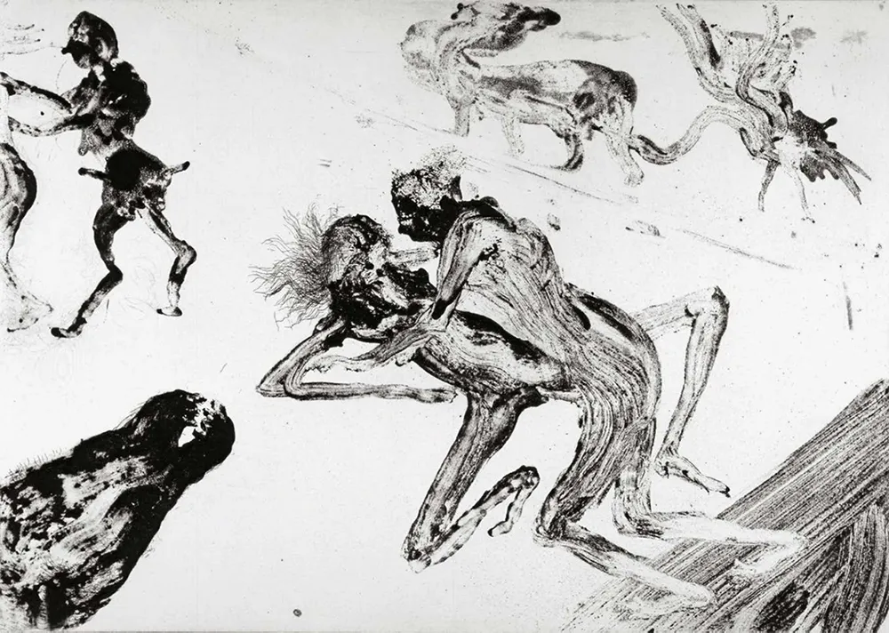 Acquaforte E Acquatinta Barcelo - Lanzarote 28 