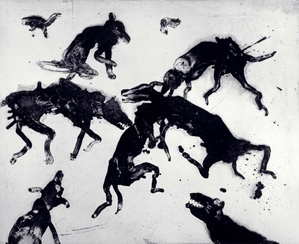 Acquaforte E Acquatinta Barcelo - Lanzarote 4