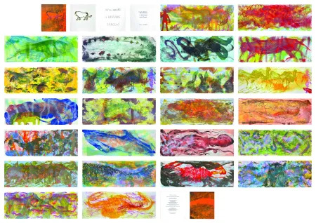 Litografia Barcelo - Le Bestiaire ou Cortège d'Orphée de Guillaume Apollinaire par Miquel Barceló