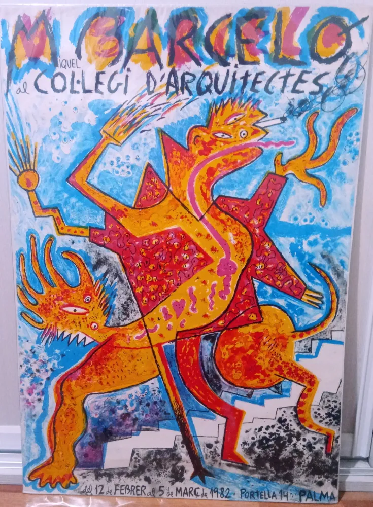 Litografia Barcelo - Miquel Barceló al col·legi d'arquitectes