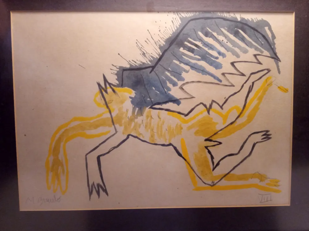 Non Tecnico Barcelo - Original drawing - Mixed technique