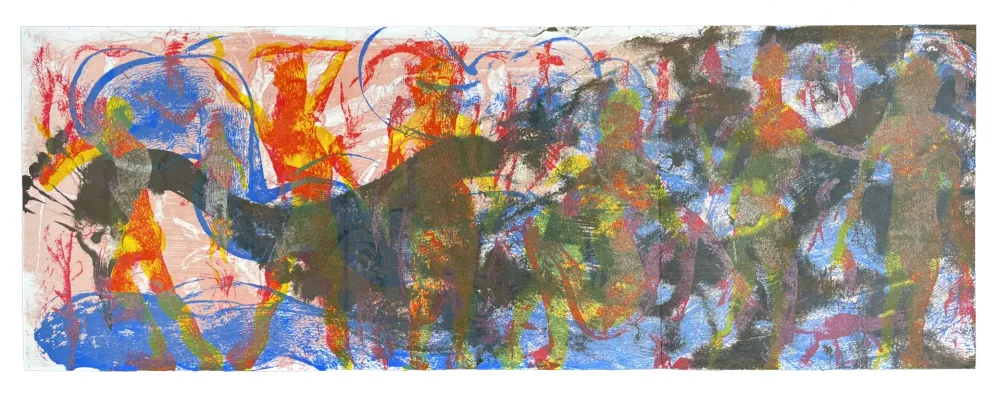 Litografia Barcelo - Orphée / Le Paon 