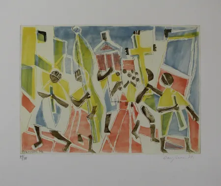 Acquaforte E Acquatinta Bargheer - Corpus Domini