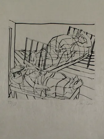 Incisione Bargheer - Der Gast