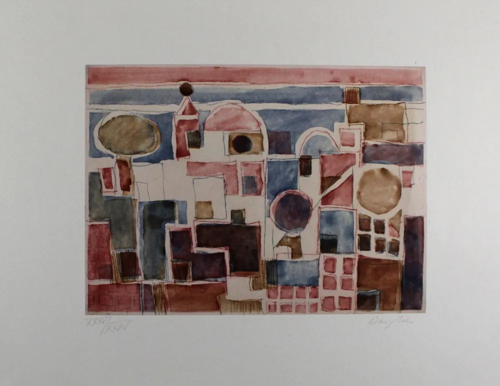 Acquaforte E Acquatinta Bargheer - Forio d'Ischia