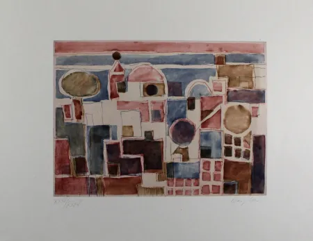 Acquaforte E Acquatinta Bargheer - Forio d'Ischia