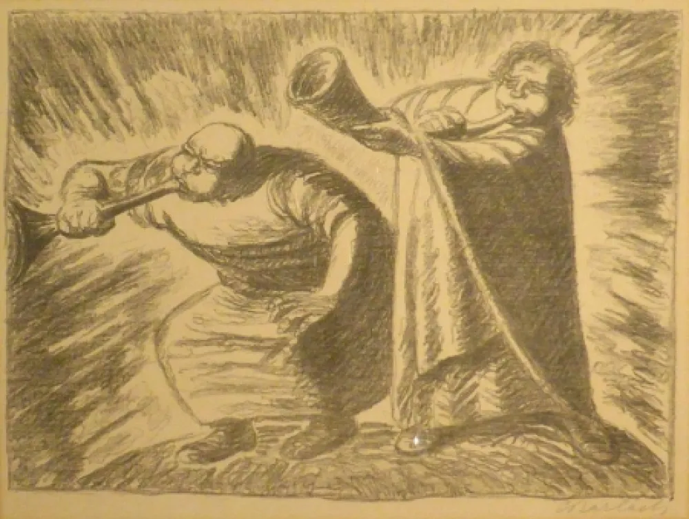 Litografia Barlach - Der neue Tag