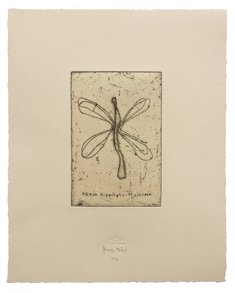 Acquaforte Baroja-Collet - 46 Rue Hippólyte-Maindron