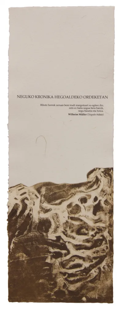 Libro Illustrato Baroja-Collet - Neguko kronika hegoaldeko ordeketan