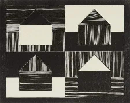 Incisione Su Legno Bartlett - Black, Grey, White, from Art Pro-Choice II