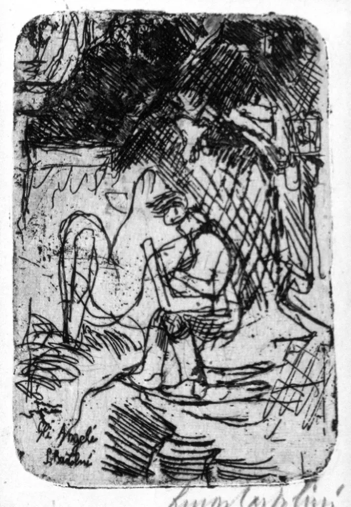 Acquaforte Bartolini - Gli angeli