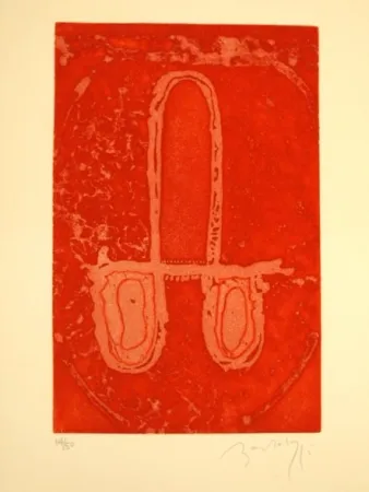 Acquaforte Bartolozzi - CARRO EN ROJO