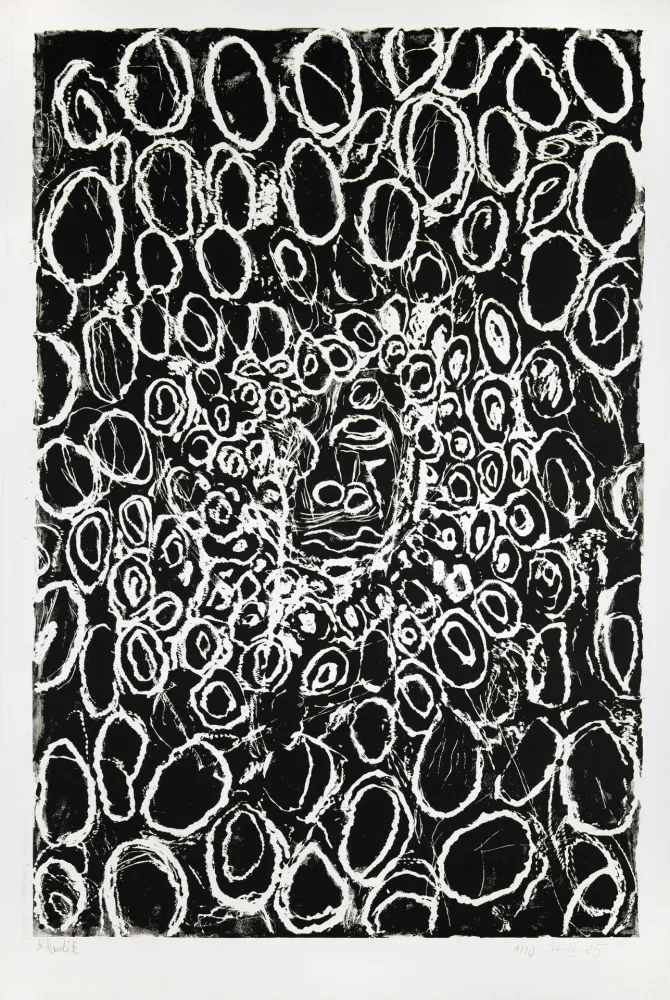 Incisione Su Legno Baselitz - Kopfe