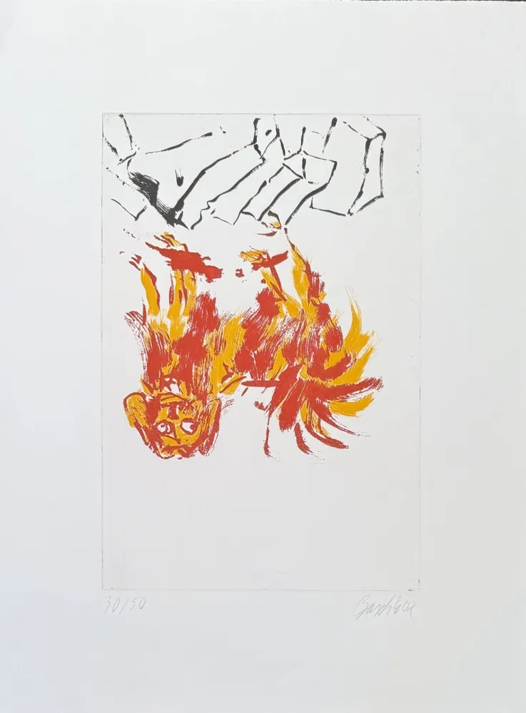 Incisione Baselitz - Tama 2