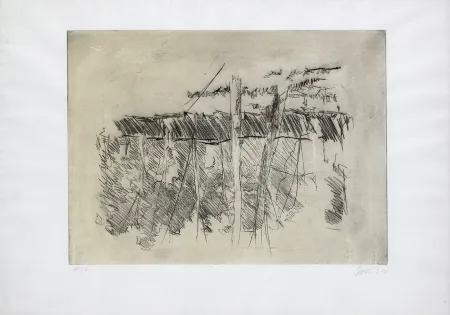 Acquaforte Baselitz - Untitled