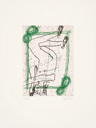 Incisione Baselitz - Untitled