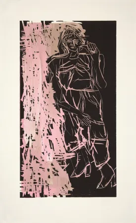 Incisione Su Legno Baselitz - 