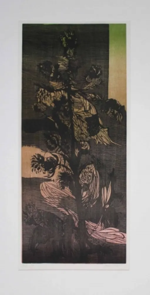 Incisione Su Legno Baskin - Plant