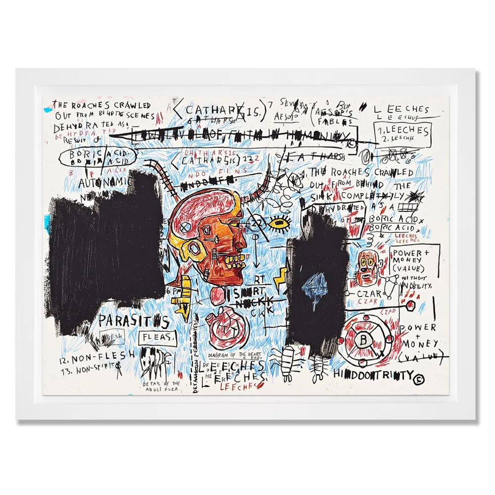 Serigrafia Basquiat - Leeches