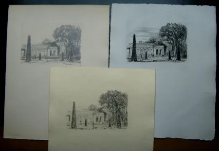 Incisione Baudier - La cité des eaux