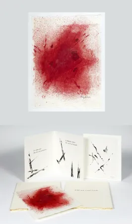Libro Illustrato Bazaine - Guillevic. HARPE. 19 gravures originales, une double suite signée et un dessin original signé (1980)