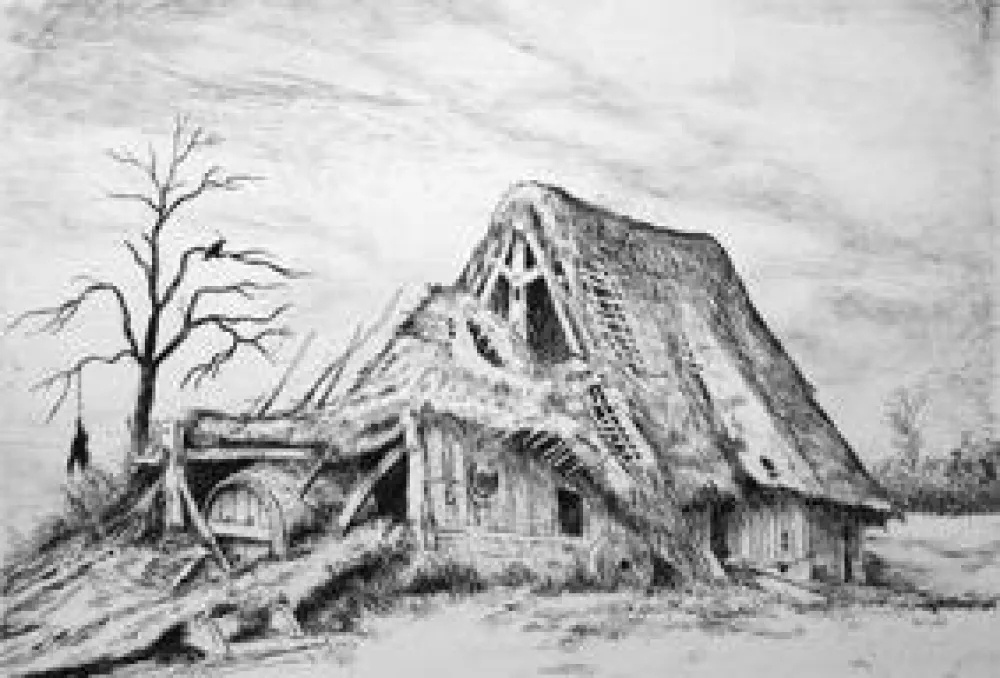 Incisione Bazire - Dix paysages gravés a l'eau-forte