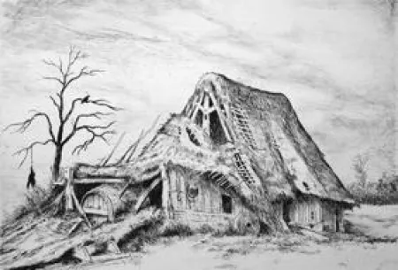 Incisione Bazire - Dix paysages gravés a l'eau-forte