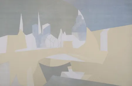 Litografia Beaudin - Ville et paquebot, 1962