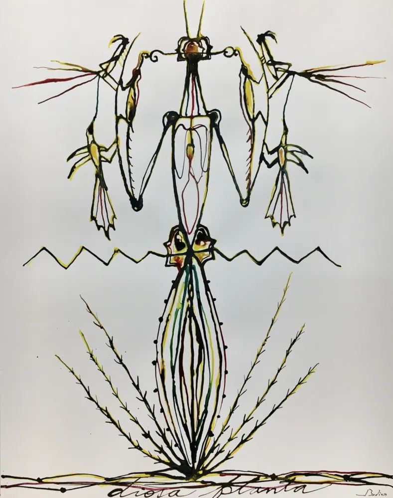 Acquatinta Bedia - Diosa Planta